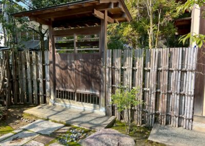 N記念館８｜竹之助の竹垣