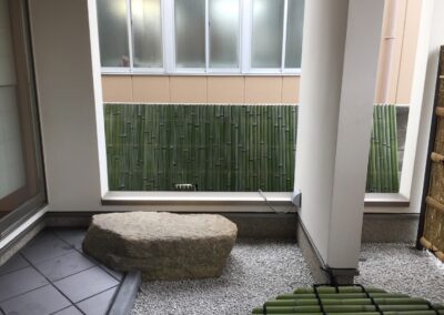 近藤邸｜竹之助の竹垣,枝垣 風呂蓋など