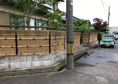 枝垣｜竹之助の竹垣