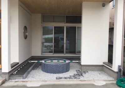 近藤邸｜竹之助の竹垣,枝垣 風呂蓋など