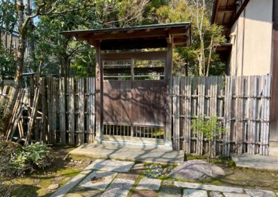 N記念館5｜竹之助の竹垣