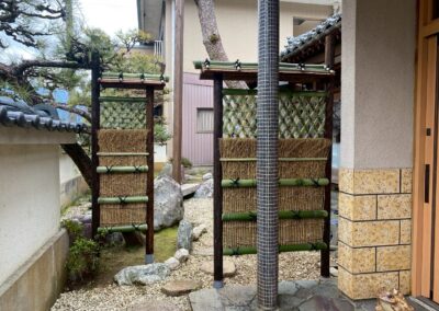 S邸3|竹之助の竹垣