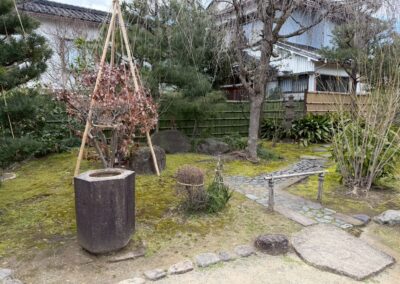 旧加賀藩士高田家跡 竹垣施工5