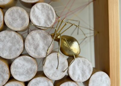 H邸 竹造形インスタレーション制作6